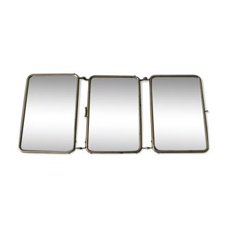 Mirror triptych barber