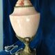 Lamp in pink marble and bronze