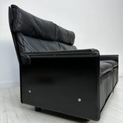 ‘70s/‘80s Vintage 620 Leather 2-Seater Sofa by Dieter Rams for Vitsoe