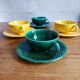 Lot de 8 tasses à café Longchamp multicolore