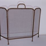 Vintage Fire Screen Brass 1950-60