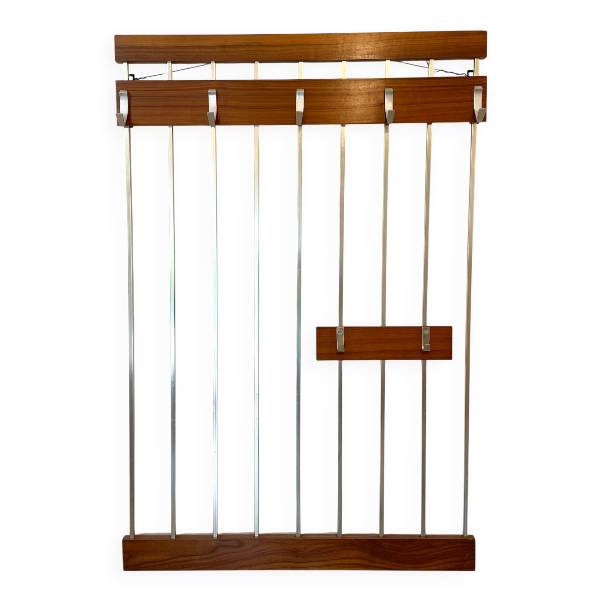 Scandinavian design wall coat rack - 1960s/70s