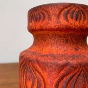 West German pottery vase WGP from the mid-century by Scheurich, 1960s.
