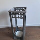 Art Deco umbrella stand from the 1930s, cast iron.