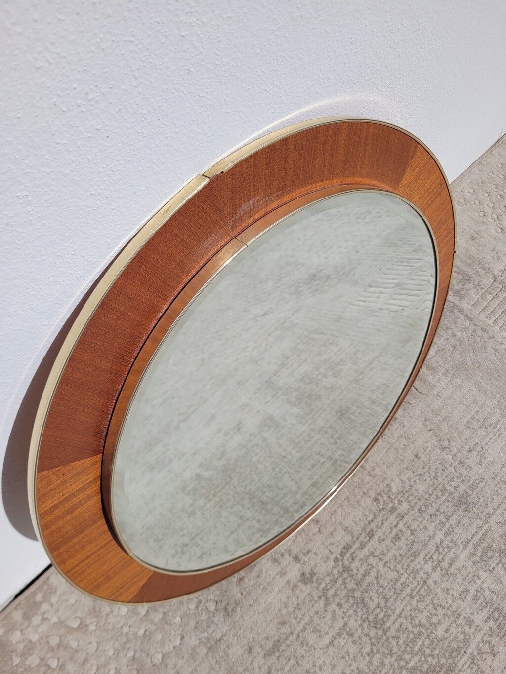 Round mirror "Rowley" London 1960 (57cm)