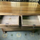 Empire walnut chest of drawers