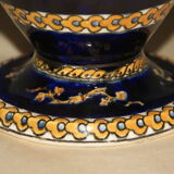Baluster vase in Gien, renaissance decoration