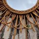 Rattan sun mirror 56cm