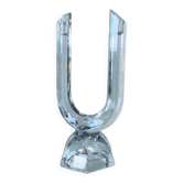 Bougeoir double feux en cristal de Baccarat