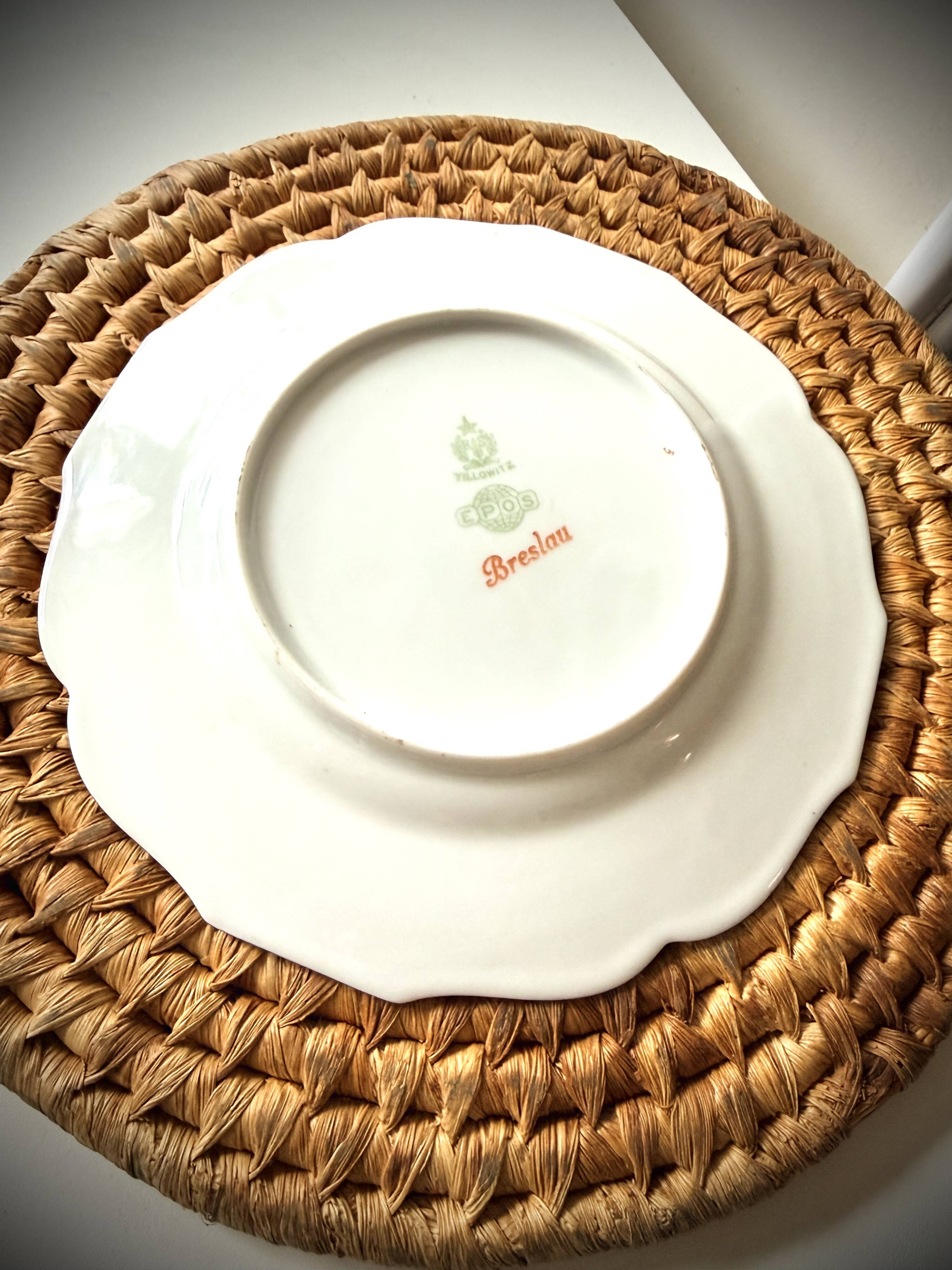 Vintage art and decor plate from 1900 signed Tillowitz