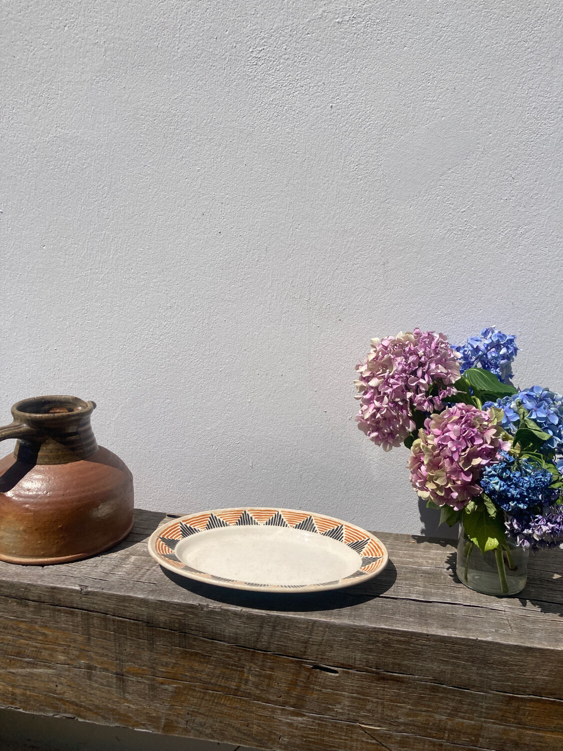 Sun yellow oval ceramic dish Badonviller model Etoile