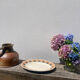 Sun yellow oval ceramic dish Badonviller model Etoile
