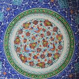 Plat metal emaille art islamique