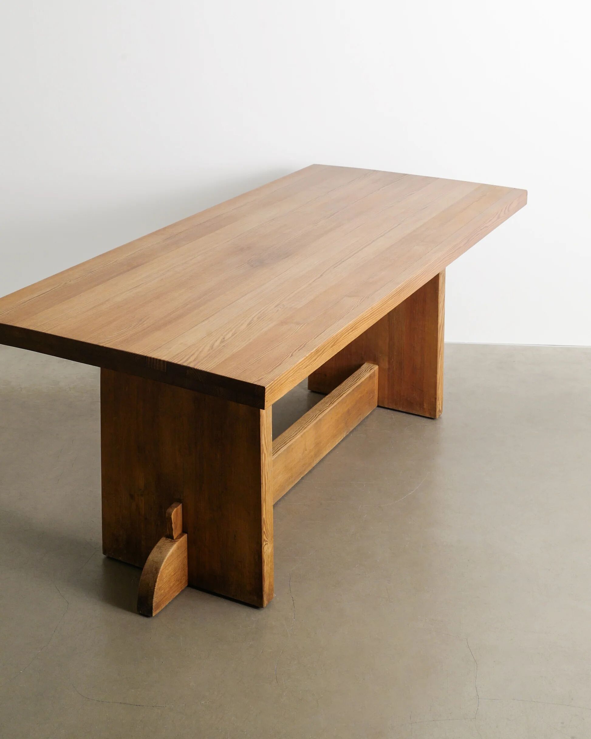 Vintage Swedish Wooden "Lovö" Dining Table by Axel Einar Hjorth, 1930s