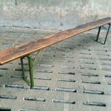 Oak garden bench foldable 220 cm