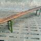 Banc de jardin en chêne pliable 220 cm