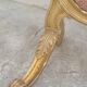 Pare-feu écran de cheminée style Louis xv en bois doré 19ème tapisserie