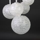 Grand cascading chandelier in Murano glass by Doria, Germany, 1970s.
