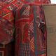 Modular Sofa in Red and Patterned Upholstery by Roche Bobois, France 1980s