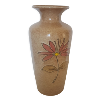 Vintage ceramic vase W. Germany H 43cm