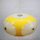 Massive Belgium Bug Eye Space Age UFO Lamp, Yellow Mid-Century Modern Light