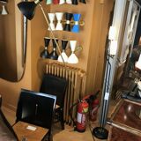 Diabolo floor lamp with counterweight