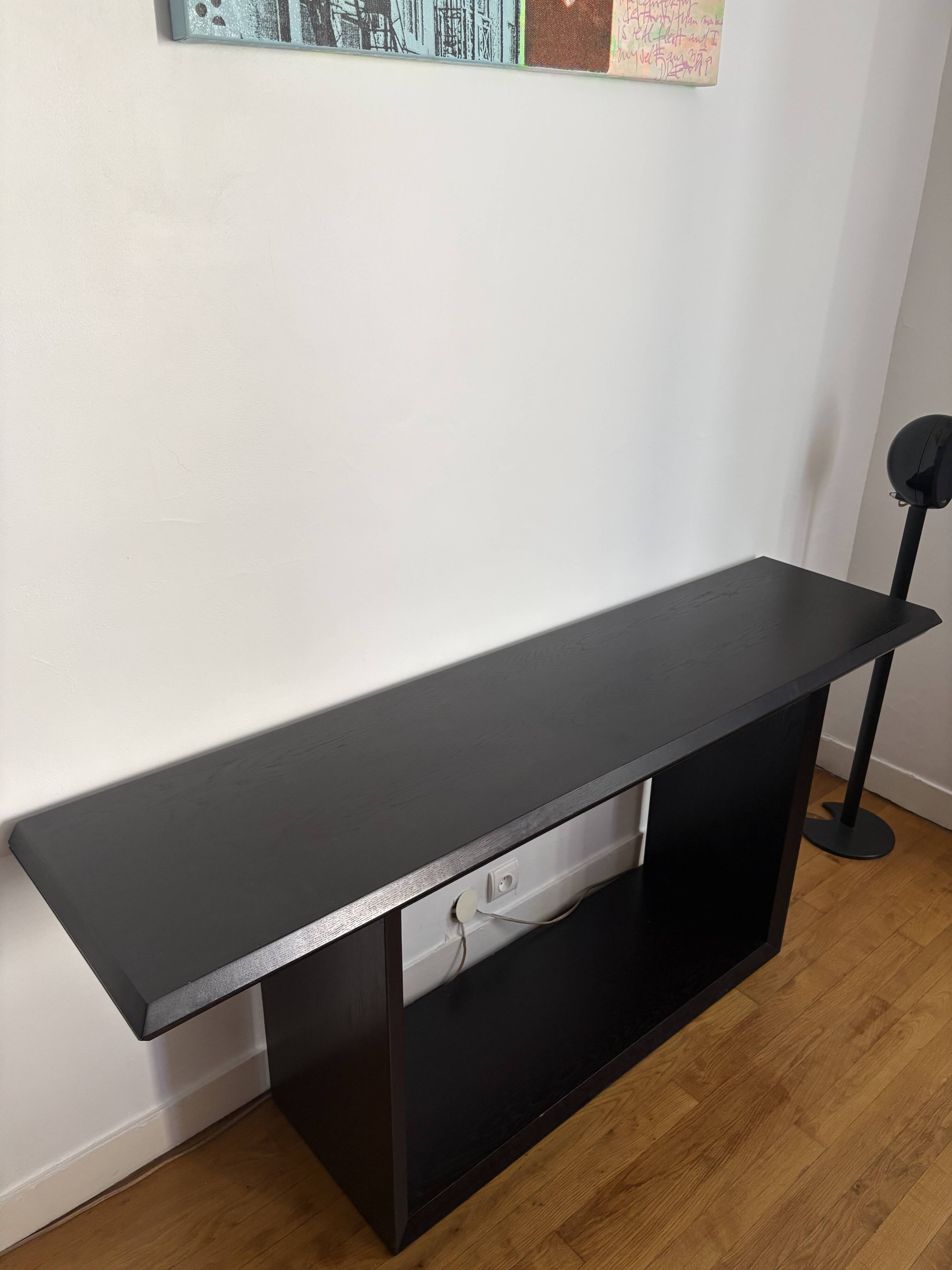 Extensible console / Table - Roche Bobois - Wenge finish