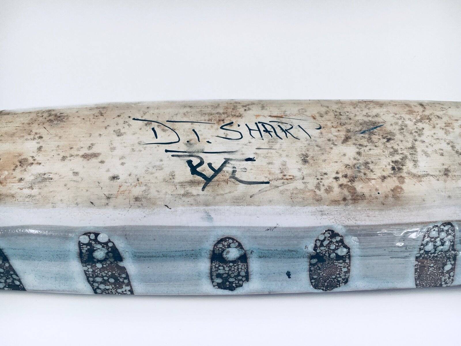 Large Vintage Abstract Bowl by David Sharp for Rye Pottery Studio, UK, 1960s