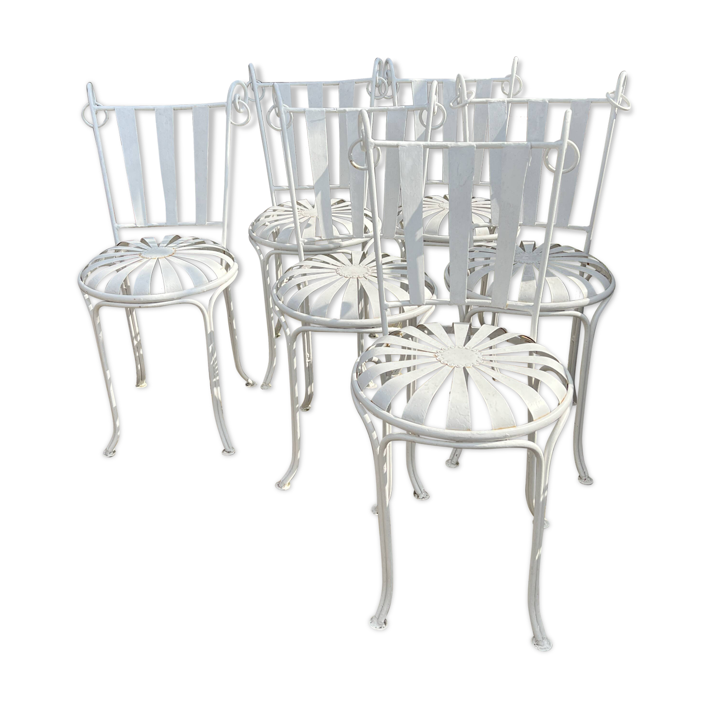 Vintage garden chairs by Francois CARRE