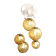 Vintage smoked glass pendant light, Parscot circa 1970.