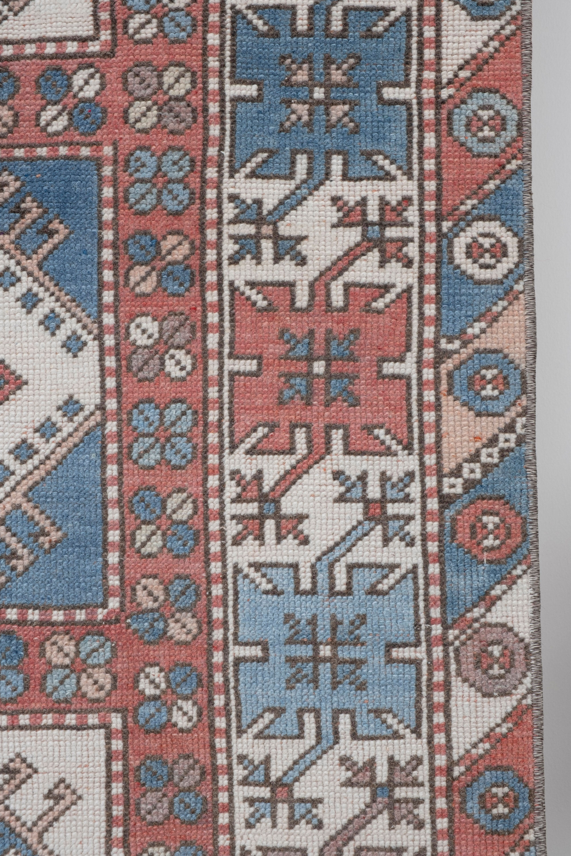 Vintage Turkish Oushak Rug 143 x 213 cm