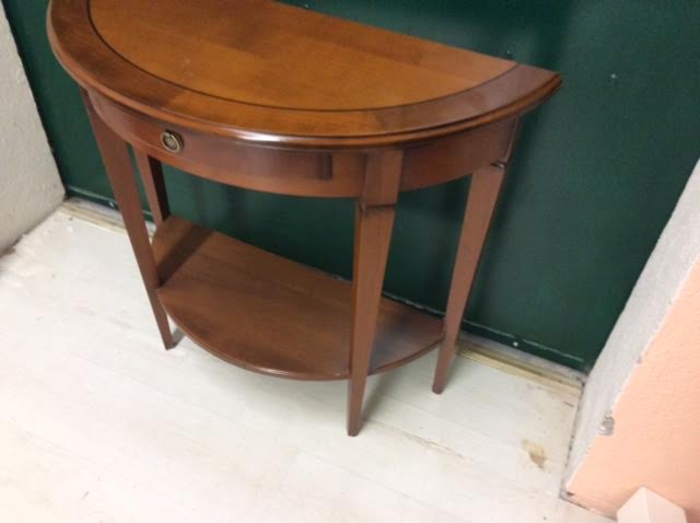 Cherry wood side table