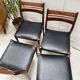 4 chaises scandinaves