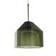 Mid-Century Scandinavian Glass & Brass Ceiling Light by C. Fagerlund, 1960s