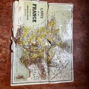 Vintage France map puzzle