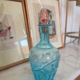 Romantic turquoise and pink flask