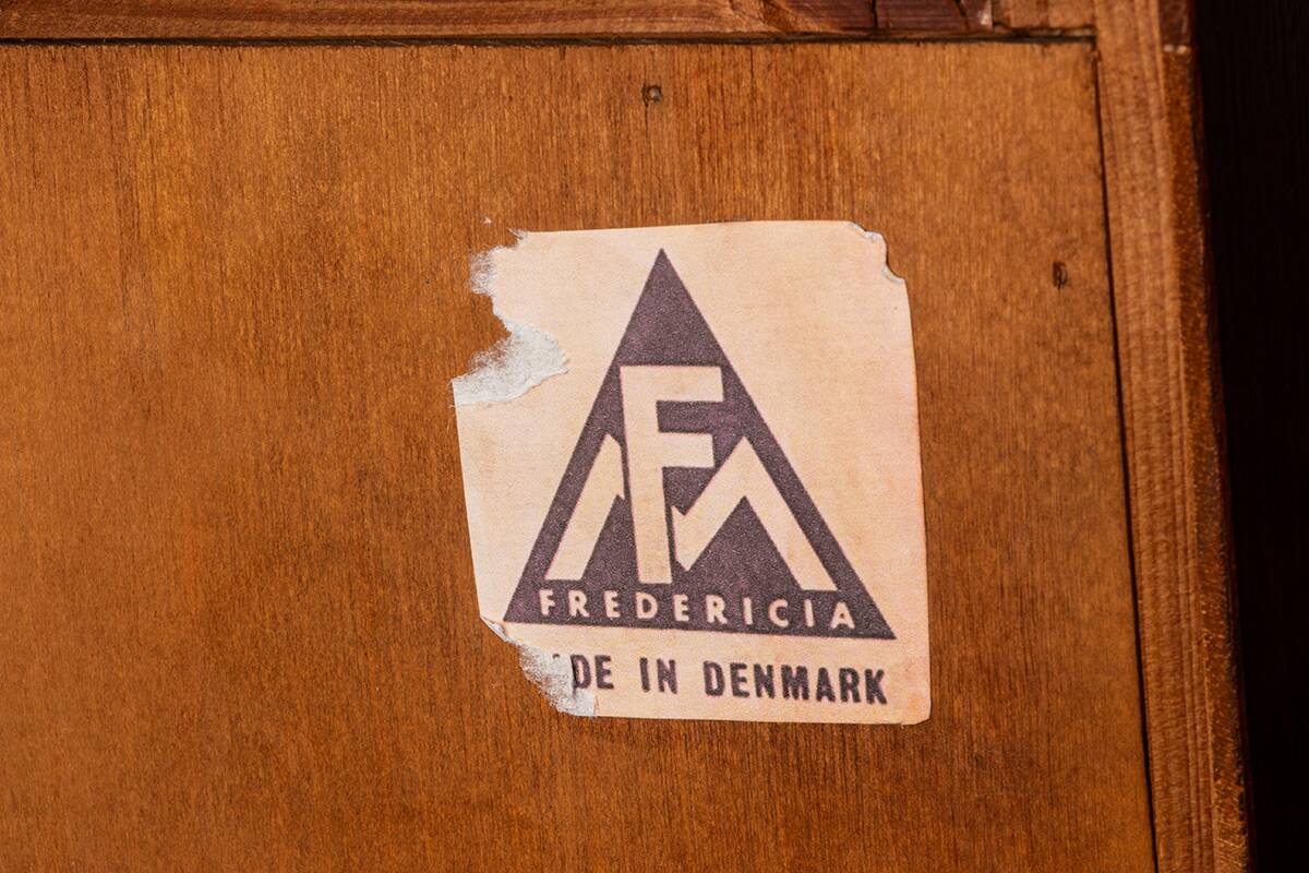 Large Danish chest of drawers, tallboy, 7 teak drawers by Henning Jørgesen.