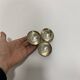 Silver Plated Triple Table Bowl Art Deco 1940s Salt & Pepper Sauce Egg Cup
