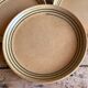 Set of 7 flat sandstone plates Sarreguemines