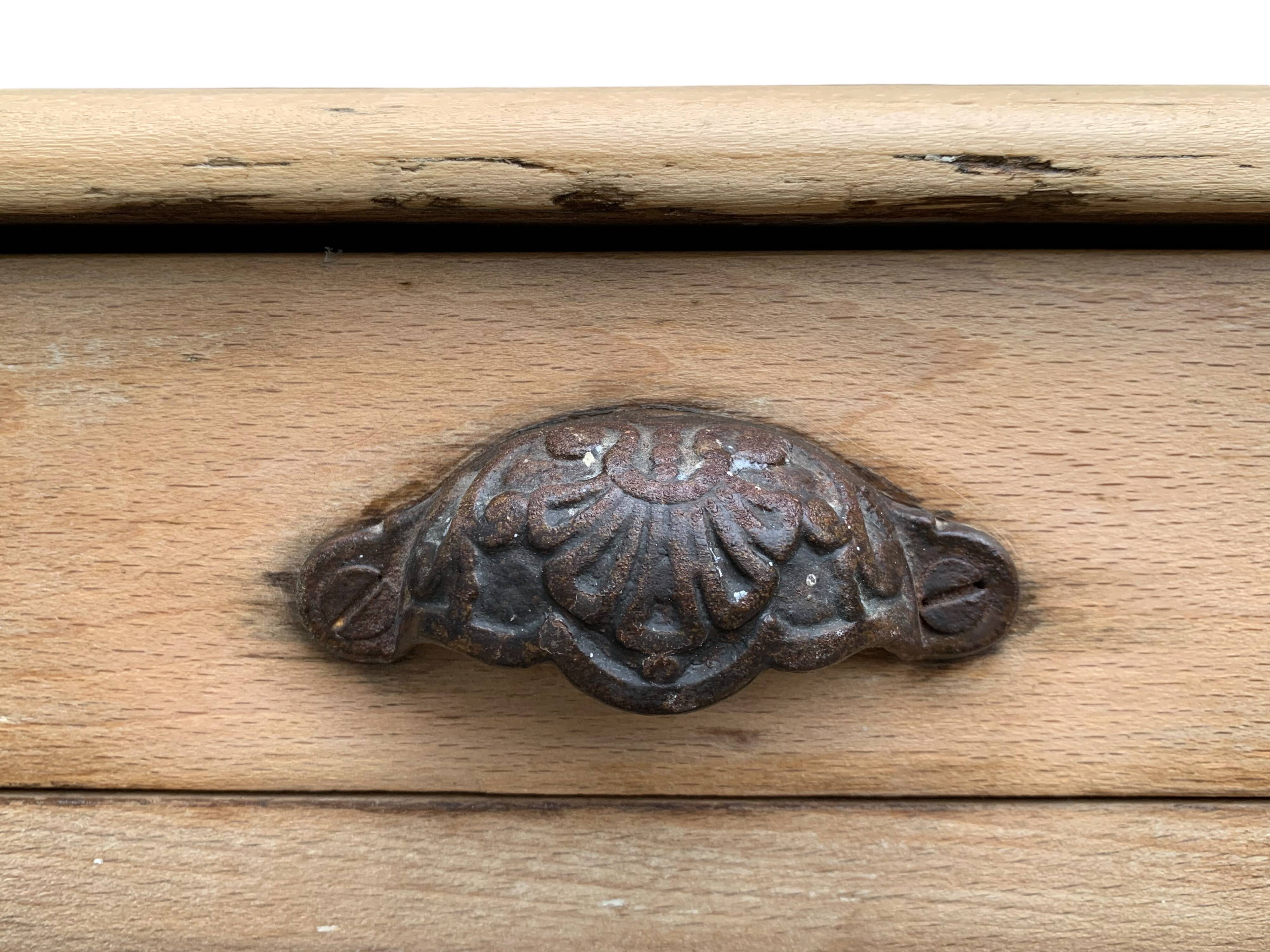 Raw wood farm table 1920