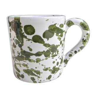 Green dots mug