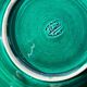 Vintage green fish plate lunetta vallauris