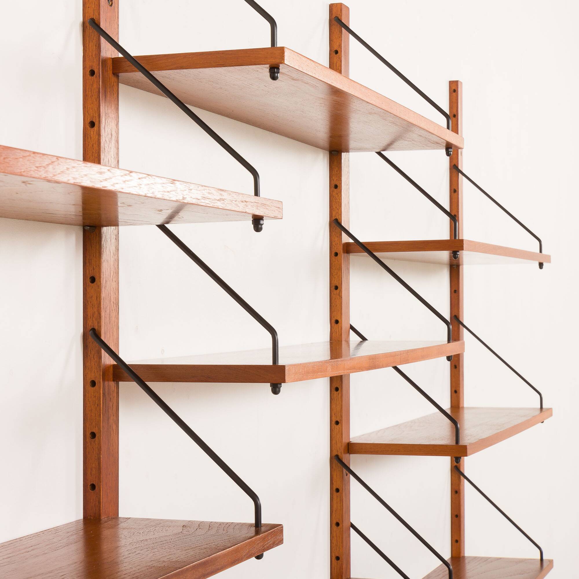 Danish teak bookcase, 1960s