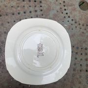 Collectible flat plate, Gien, hand painted, signed MB, made in France, vintage