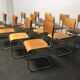 Set of 12 tubular steel chairs Mart Stam