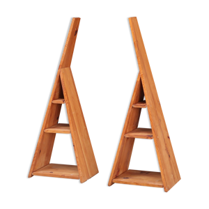 Etagères chevet pyramide en