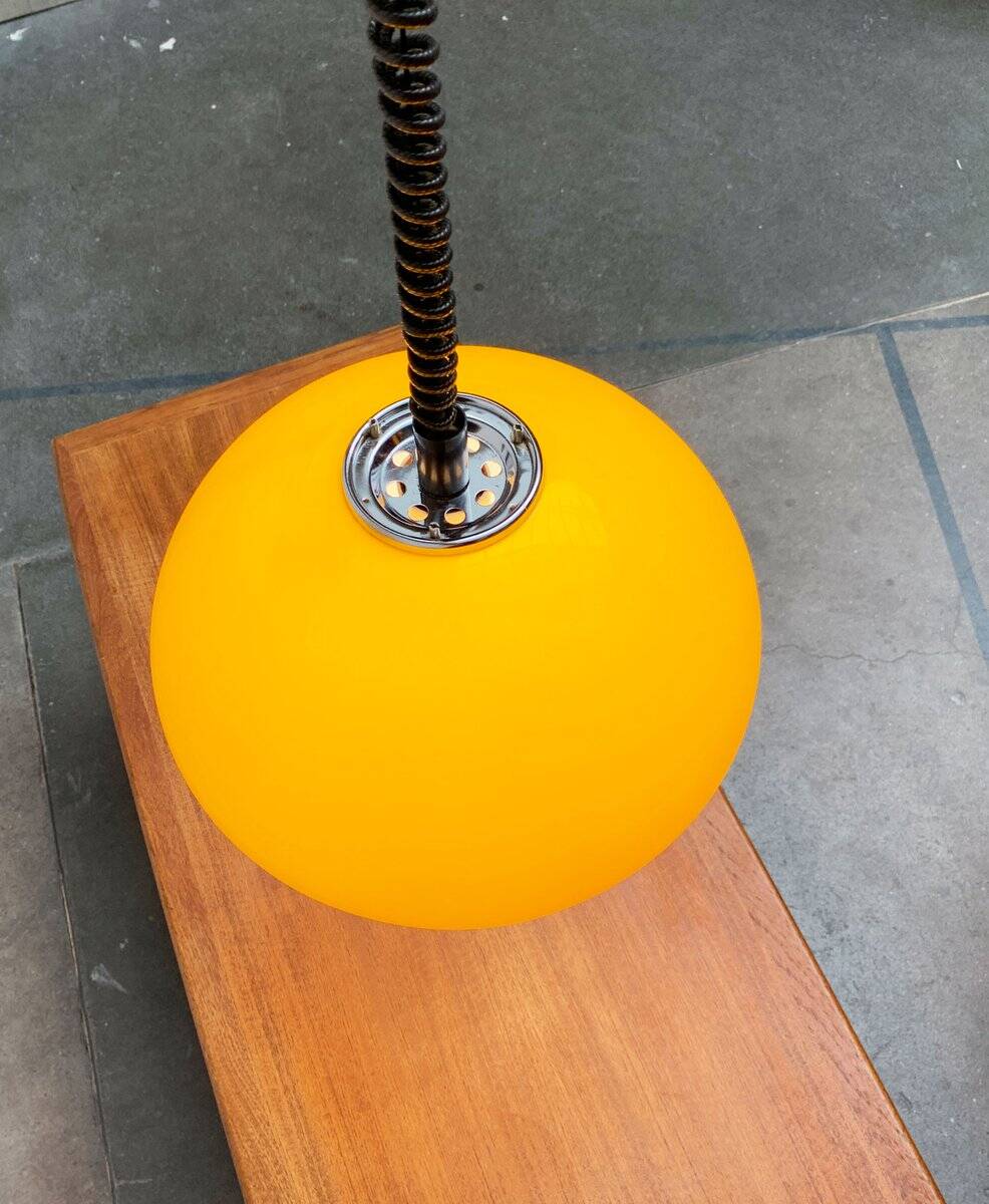 Italian pendant lamp Jolly in Space Age style from the mid-century by Luigi Massoni for Guzzini, 1960s.