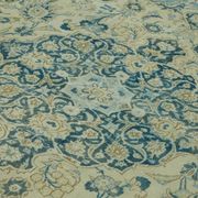 Hand-Knotted Persian One of a Kind 1970s 270 cm x 366 cm Beige Wool Carpet