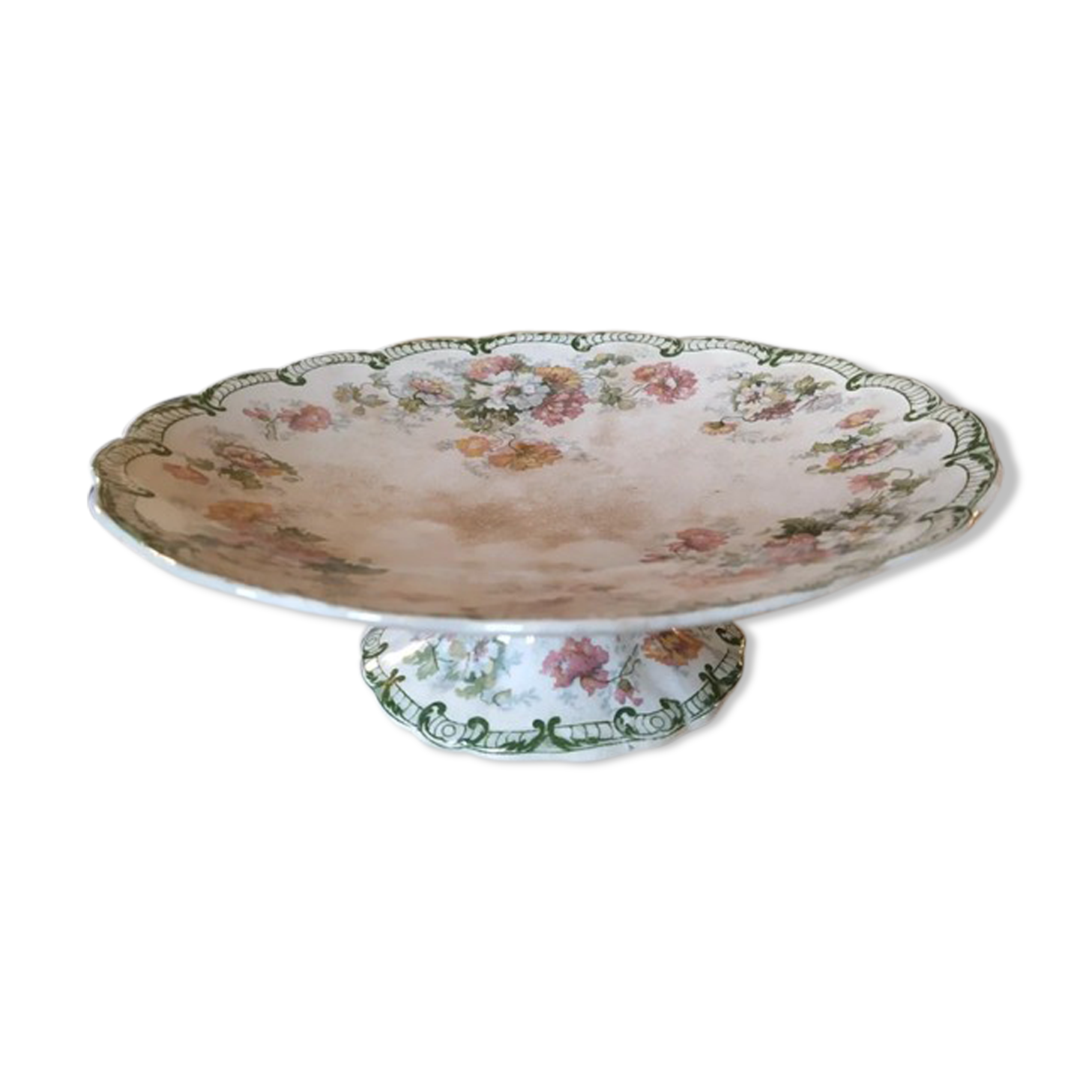 Antique cake dish