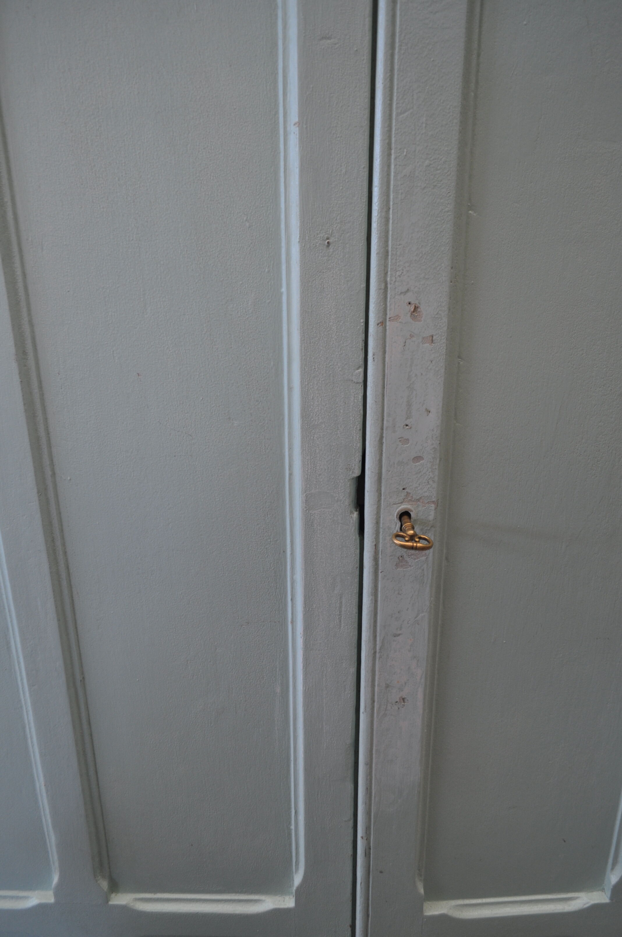 Parisian wardrobe green with water